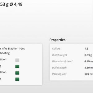 RWS Meisterkugeln Cal.177 (8.2gr/.53g)