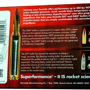Hornady Superformance 270 WIN Super Shock Tip 130gr