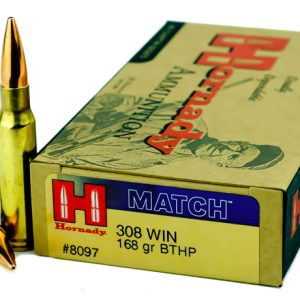 Hornady MATCH 308 Win 168gr BTHP