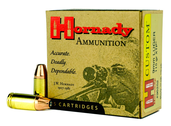 Hornady Custom 9mm Luger 115gr XTP