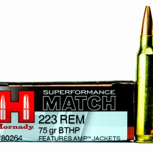 Hornady MATCH .223 Rem 75gr BTHP