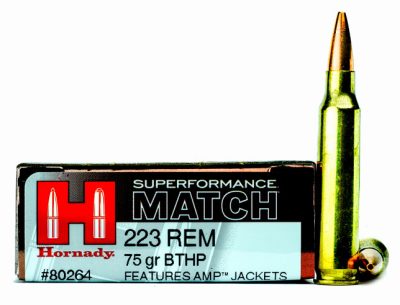 Hornady MATCH .223 Rem 75gr BTHP