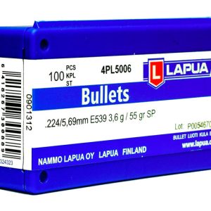 Lapua .224 E539 (.223 Rem 5.69mm)  SP 55gr / 3.6g