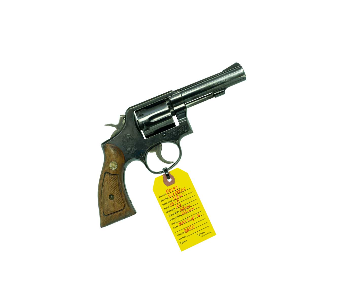 SMITH&WESSON MOD 10 .38Spl   SKU P0197