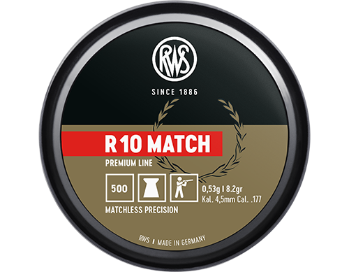 RWS R 10  Match Cal.177 (8.2gr/.53g)